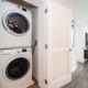 Laundry in two bedroom apartment at Dwell 2nd Street